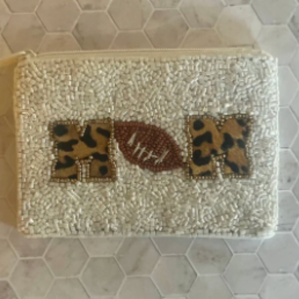 Viola Beaded Purse - Football Mom